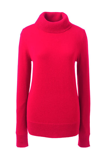Women's Classic Cashmere Turtleneck Sweater from Lands' End